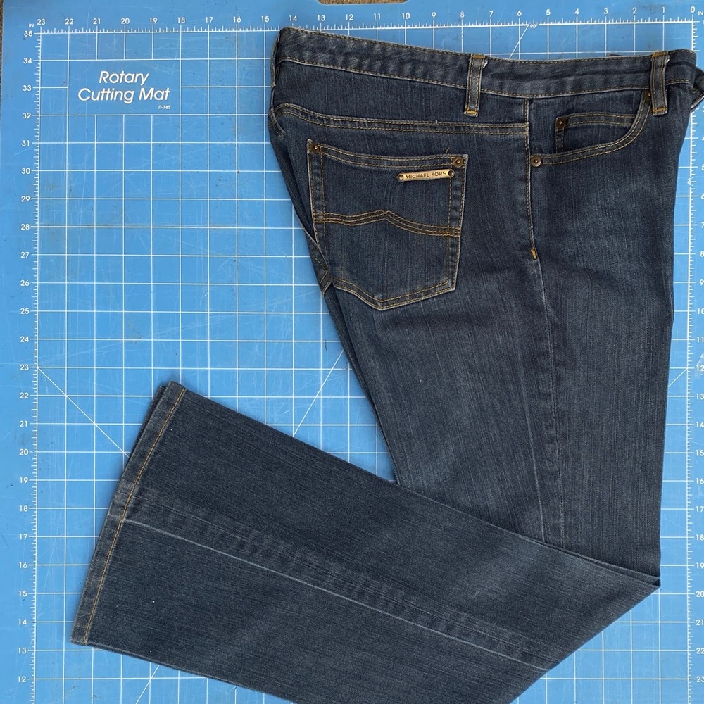 Michael Kors Dark Blue Bootcut Jeans